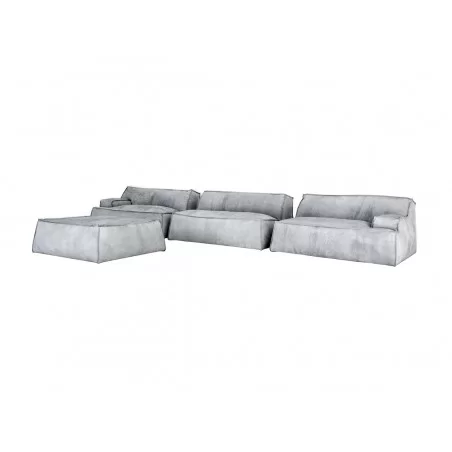 Baxter Damasco Ledersofa