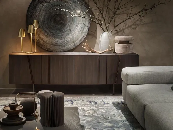 La madia Picture in rovere termotrattato