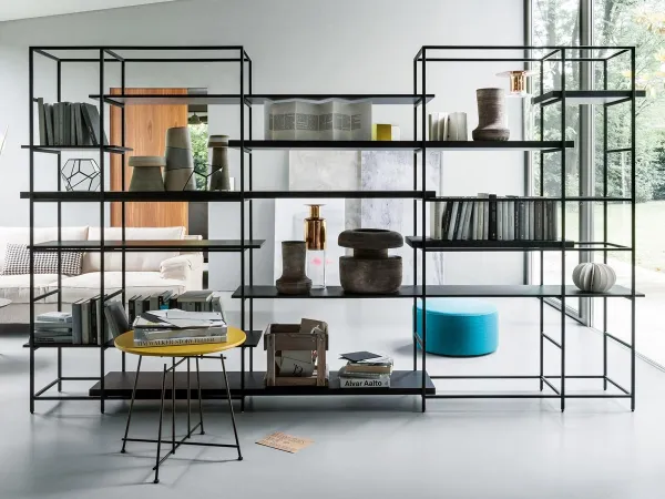 Libreria Plain firmata Lema stile free-standing