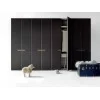 Warm hinged wardrobe by Lema