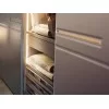 Warm hinged wardrobe by Lema
