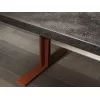 Détails du plateau et de la structure de la table Memo