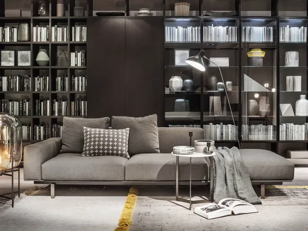 Two-seater version of the Yard sofa by Lema