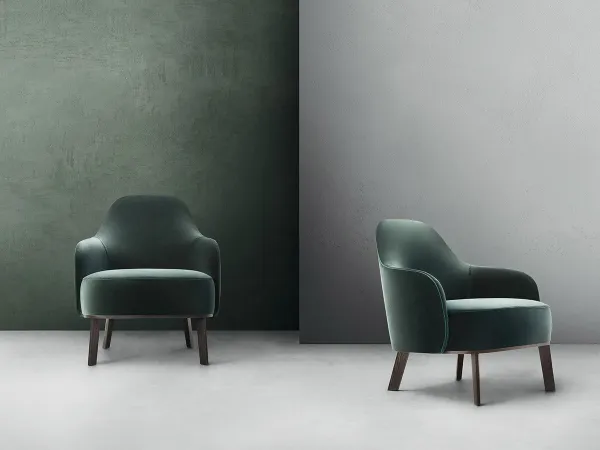 Detalles del sillón Fantino de Lema