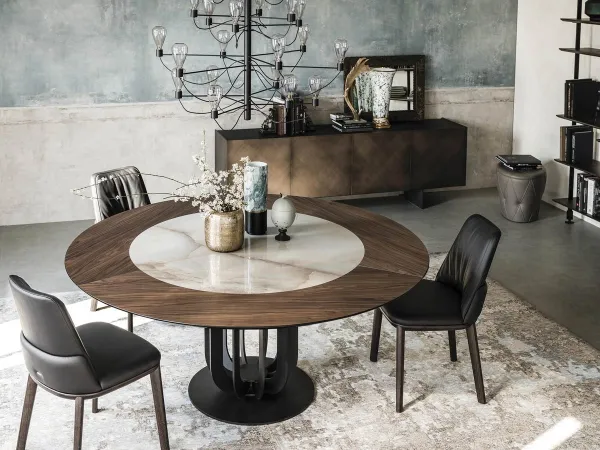 Soho Ker-Wood Tisch Cattelan Italia