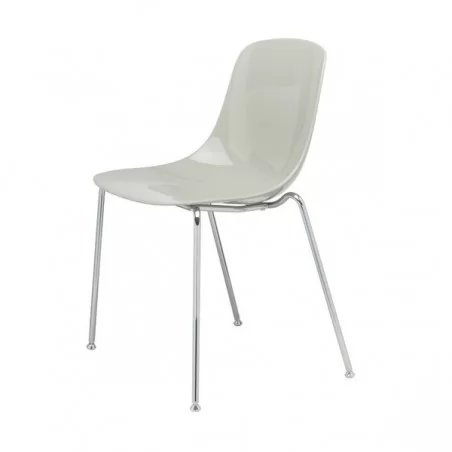 Sedia Pure Loop Infiniti bianco