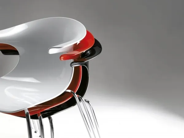 Sedia Pure Loop Infiniti rosso
