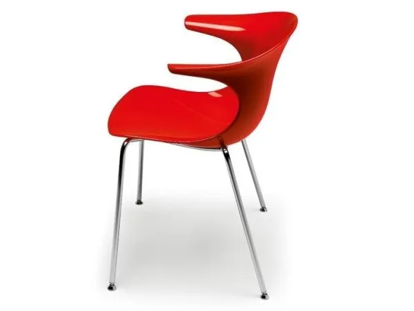Sedia Pure Loop Infiniti rosso