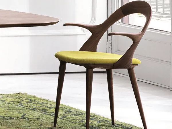 Chaise Ester avec accoudoirs