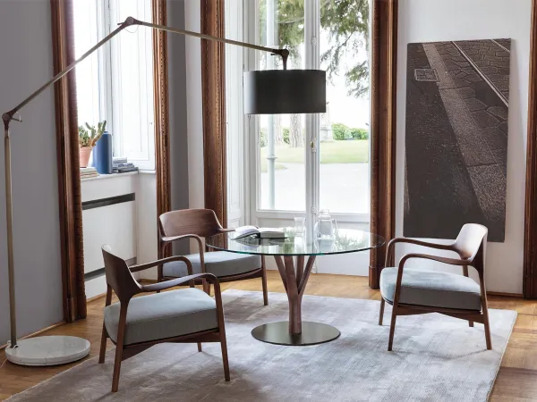 Louis armchair in a living area