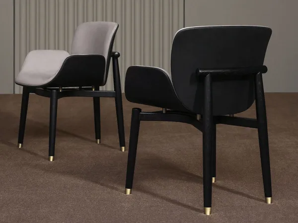 Details of the frame of the Jorgen armchair