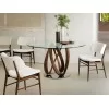 Las sillas Nissa y la mesa Infinity de Porada