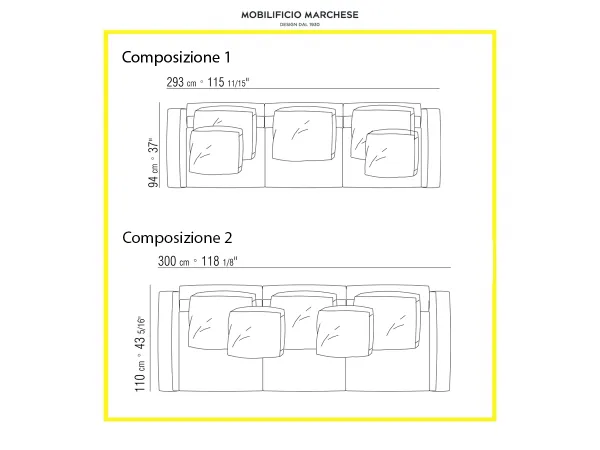 Choisissez la version modulaire et profitez-en pour créer votre canapé Soft Dream