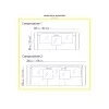Flexform Romeo sofa - customized layout