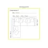 Adda Flexform sofa customized layout