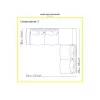 Gregory sofa by Flexform - layout idea L-shaped