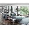 Esempio di composizione angolare con il divano modulare di Flexform