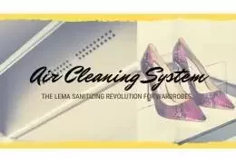 Lema Air Cleaning System: the intelligent wardrobe